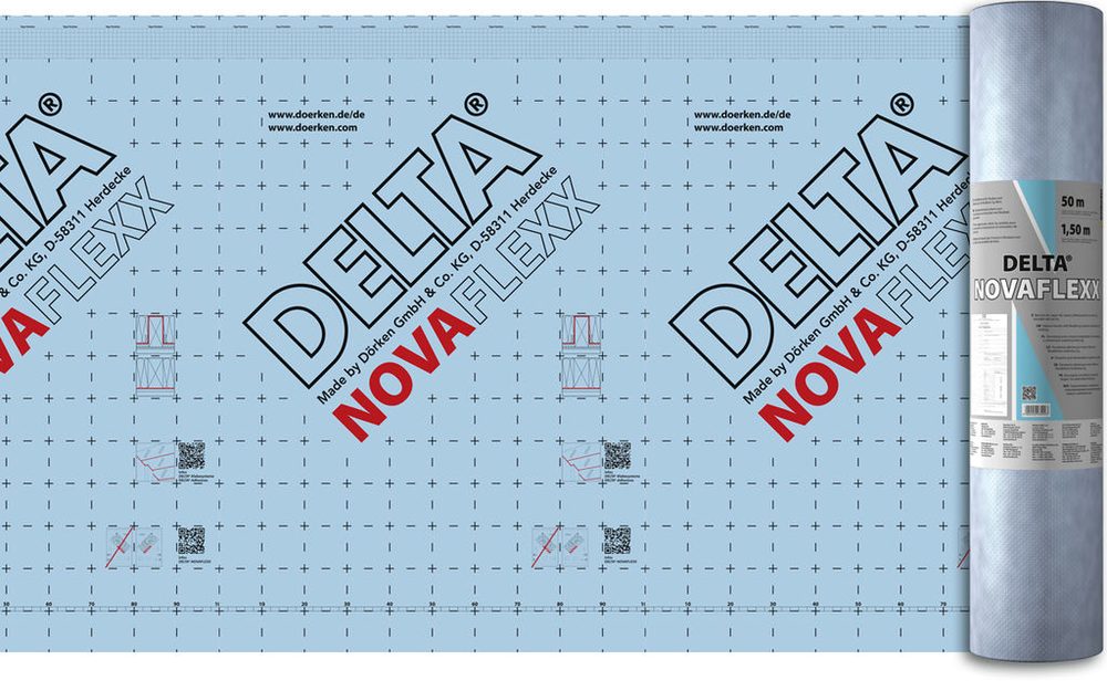 DELTA-NOVAFLEXX Адаптивная плёнка с переменной паропроницаемостью 75 м²