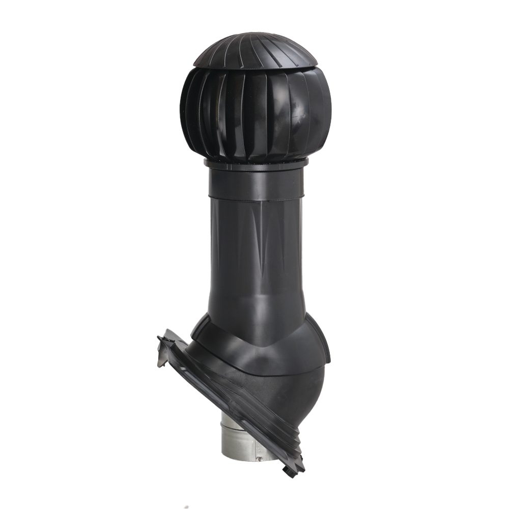 Комплект вентиляции Gervent Universal 125/ИЗ/160 мм черный