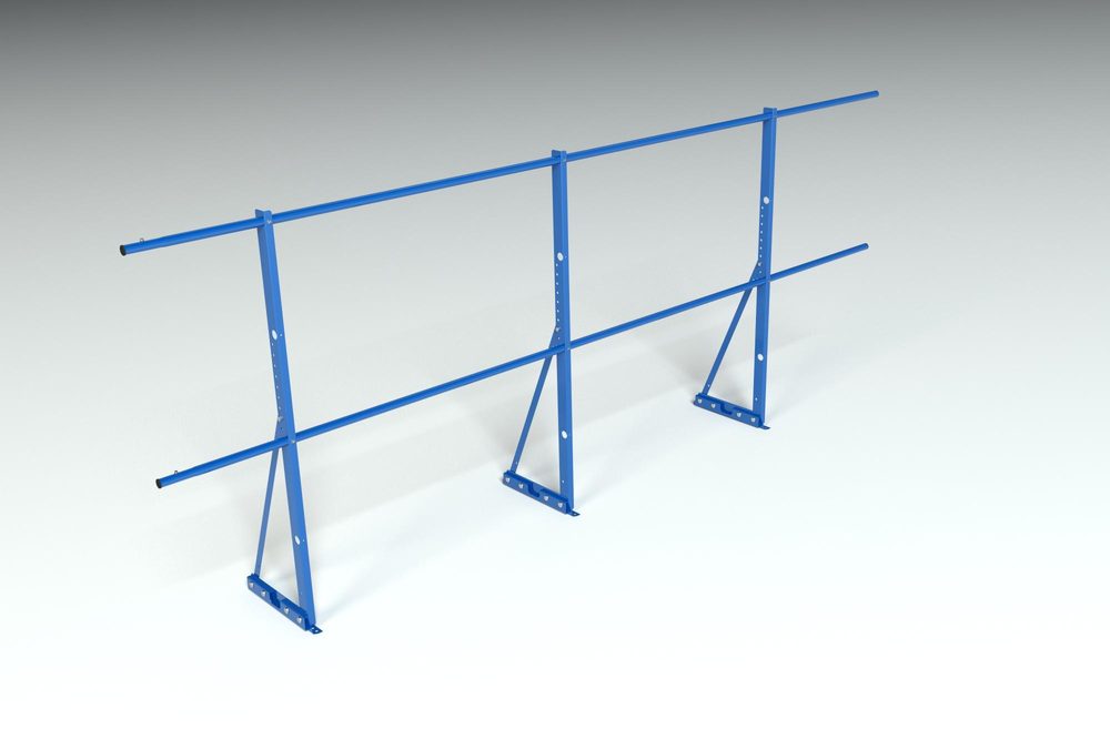 Ограждение кровельное для фальцевой кровли Roofsystems Econom фальц, H=1200 мм