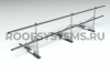 Ограждение кровельное для мягкой черепицы и сланца Roofsystems Prestige, H=600 мм, цинк