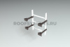Кронштейн крепления пожарной лестницы к стене Roofsystems, ГОСТ, L=700 мм, RAL 8019