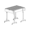 Эвакуационный трап Roofsystems Prestige, L=692 мм, RAL 9010