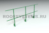 Ограждение кровельное на парапет Roofsystems Promo, H=1200 мм RAL 6002, L=3000 мм