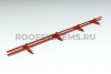 Снегозадержатель для фальцевой кровли Roofsystems Alum Master фальц, 4 опоры, 2 трубы, круг Ø32 мм, RAL 3009