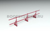 Ограждение кровельное, универсальное Roofsystems Alum Next, H=600 мм, RAL 3011