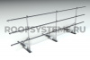 Ограждение кровельное для мягкой черепицы и сланца Roofsystems Prestige, H=900 мм, цинк