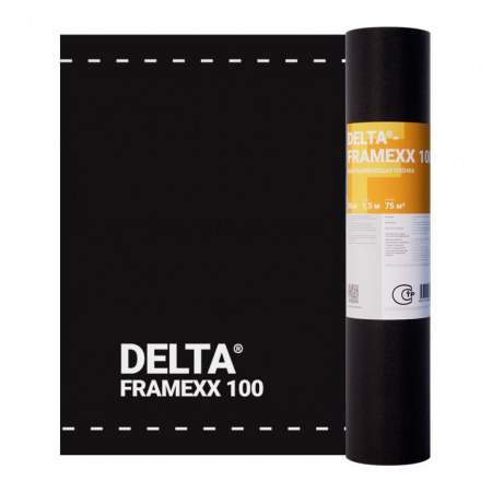 DELTA-FRAMEXX 100 обеспыливающая плёнка для перегородок и перекрытий, 75 м²
