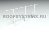 Ограждение кровельное на парапет Roofsystems Promo, H=1200 мм RAL 9010, L=3000 мм