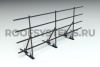 Ограждение кровельное для мягкой черепицы и сланца Roofsystems Prestige, H=1200 мм, RAL 9005