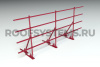 Ограждение кровельное для мягкой черепицы и сланца Roofsystems Prestige, H=1200 мм, RAL 3011