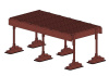 Эвакуационный трап для плоской кровли Roofsystems Prestige, L=2076 мм, RAL 3009