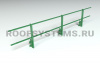 Ограждение кровельное на парапет Roofsystems Promo, H=600 мм RAL 6002, L=3000 мм