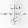 Лестница стеновая, универсальная Roofsystems Prestige 600, L=3000 мм RAL 7004