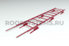 Лестница кровельная для мягкой черепицы и сланца Roofsystems Prestige 400, L=3000 мм, RAL 3011