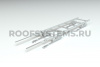 Лестница кровельная для натуральной черепицы Roofsystems Prestige 600 натур, L=1800 мм, RAL 7004