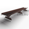 Мостик кровельный универсальный Roofsystems Alum Next, L=3000 мм, RAL 8017