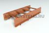 Лестница кровельная маршевая, универсальная Roofsystems Prestige Next, 660 мм, L=1200 мм RAL 8004