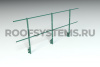 Ограждение кровельное на парапет Roofsystems Econom, H=1200 мм RAL 6005, L=3000 мм