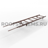Лестница кровельная, универсальная Roofsystems Prestige 600, L=1800 мм RAL 8017