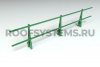 Ограждение кровельное на парапет Roofsystems Prestige, H=600 мм RAL 6002, L=3000 мм