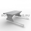 Ступень кровельная для натуральной черепицы Roofsystems Prestige натур RAL 7004