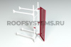 Ограничитель доступа стеновой лестницы Roofsystems Prestige, 600 мм, RAL 3011