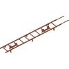 Лестница кровельная для фальцевой кровли Roofsystems Prestige 400 Next фальц, L=3000 мм RAL 8004
