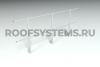 Ограждение кровельное на парапет Roofsystems Econom, H=1200 мм RAL 7004, L=3000 мм