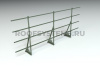 Ограждение кровельное, универсальное Roofsystems Elite Smart, H=1200 мм RAL 6020, L=3000 мм