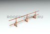 Ограждение кровельное для фальцевой кровли Roofsystems Alum Master фальц, H=600 мм, RAL 8004