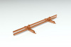 Снегозадержатель для фальцевой кровли Roofsystems Copper Next фальц, L= 1500 мм медь