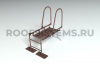 Парапетный мостик Roofsystems Prestige, H=400 мм, L=1150 мм RAL 8017