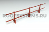 Ограждение кровельное на парапет Roofsystems Prestige, H=600 мм RAL 3009, L=3000 мм