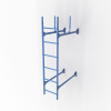 Лестница стеновая, универсальная Roofsystems Prestige 400, L=1200 мм RAL 5005