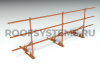 Ограждение кровельное для мягкой черепицы и сланца Roofsystems Prestige, H=900 мм, RAL 8004
