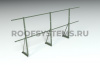 Ограждение кровельное, универсальное Roofsystems Econom, H=1200 мм RAL 6020, L=3000 мм