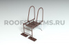 Парапетный мостик Roofsystems Prestige, H=600 мм, L=800 мм RAL 8017