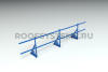 Ограждение кровельное, универсальное Roofsystems Alum Next, H=600 мм, RAL 5005