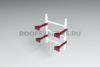 Кронштейн крепления пожарной лестницы к стене Roofsystems, ГОСТ, L=400 мм, RAL 3005