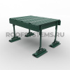 Эвакуационный трап для плоской кровли Roofsystems Prestige, L=1384 мм, RAL 6005