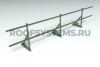 Ограждение кровельное для фальцевой кровли Roofsystems Prestige Next фальц, H=600 мм RAL 6020, L=3000 мм