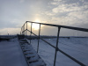 Эвакуационный трап для фальцевой кровли Roofsystems Prestige Next фальц, L=692 мм