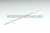 Комплект опор рельса безопасности Prestige фальц, 4 шт RAL 9010