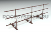 Ограждение кровельное для мягкой черепицы и сланца Roofsystems Prestige, H=900 мм, RAL 8017