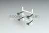 Кронштейн крепления пожарной лестницы к стене Roofsystems, ГОСТ, L=800 мм, RAL 6020