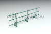 Ограждение кровельное для фальцевой кровли Roofsystems Alum Master фальц, H=900 мм, RAL 6005