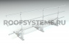 Ограждение кровельное для мягкой черепицы и сланца Roofsystems Prestige, H=900 мм, RAL 7004