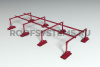Рама монтажная Roofsystems Prestige, 8 опор, RAL 3011