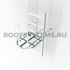 Дверца экрана пожарной лестницы Roofsystems, ГОСТ, RAL 6005