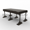 Эвакуационный трап для плоской кровли Roofsystems Prestige, L=2076 мм, RAL 8019